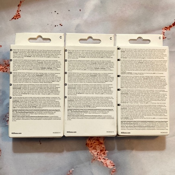 Kiss Gel Fantasy Limited Edition Fake Nails 3-Box Bundle - Picture 2 of 5